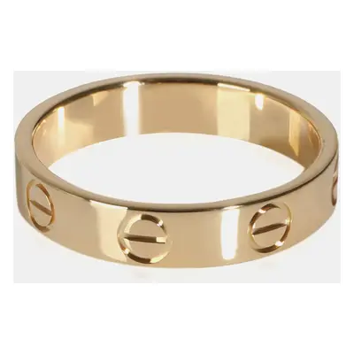 Cartier 18K Yellow Gold Love Band Ring EU