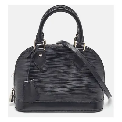 Louis Vuitton Black Epi Leather Alma BB Bag