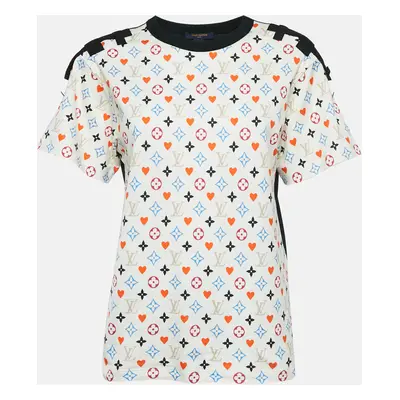 Louis Vuitton Multicolor Monogram Game On Print Cotton T-Shirt