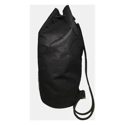 Gucci Black Canvas Sling Backpack Bag