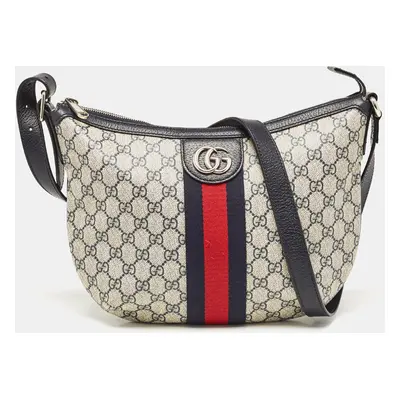 Gucci Blue GG Supreme Canvas Ophidia Crossbody Bag