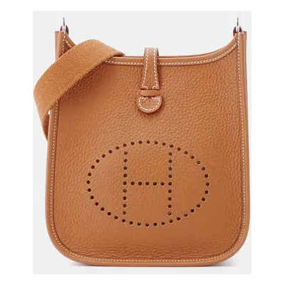 Hermes Evelyne Amazon Gold Taurillon Clemence Size Tpm Bag