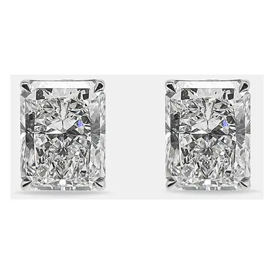 18k White Gold Radiant Cut Lab Grown Diamonds Earrings (Approx 6.00 cts)