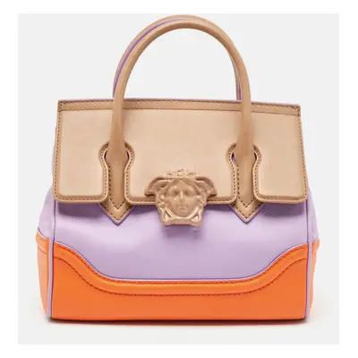 Versace Tricolor Leather Palazzo Empire Tote