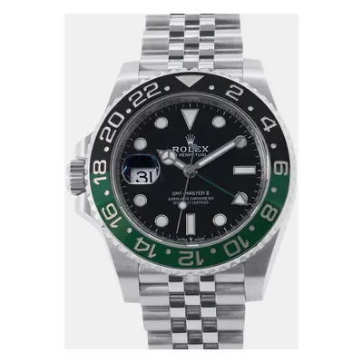 Rolex Black Stainless Steel GMT-Master II 126720VTNR Automatic Men's Wristwatch mm