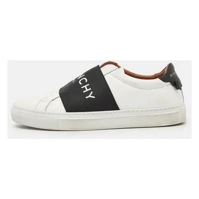 Givenchy White Leather Urban Street Slip On Sneakers Size