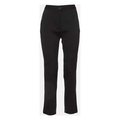 Louis Vuitton Black Wool Tapered Trousers