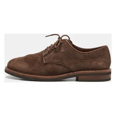 Brunello Cucinelli Brown Suede Beaver Lace Up Derby Size