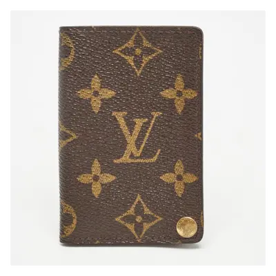 Louis Vuitton Monogram Canvas Porte Cartes Credit Pression Card Holder