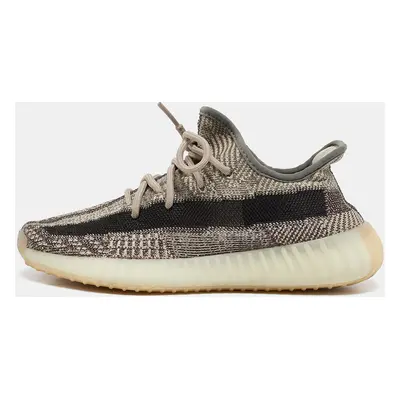 Yeezy x Adidas Brown/White Knit Fabric Boost V2 Zyon Sneakers Size 1/3