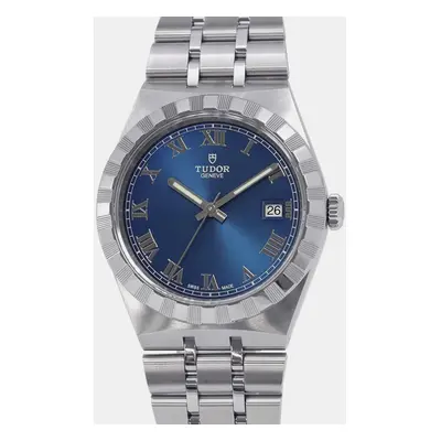 Tudor Blue Stainless Steel Royal M28500-0005 Automatic Men's Wristwatch mm