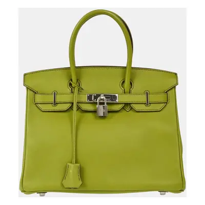 Hermes Green Swift Birkin Handbag