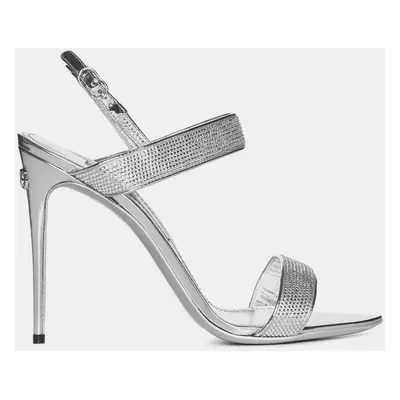 Dolce & Gabbana Silver Kim Sandals Women’s IT 36.5