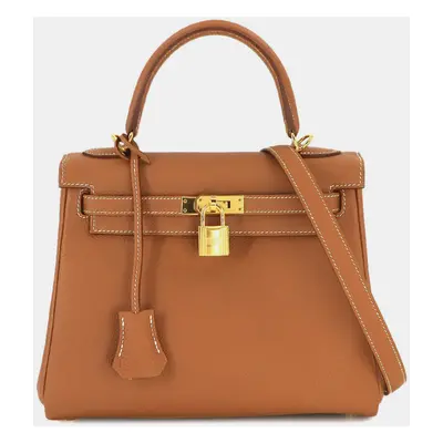 Hermes Gold Togo Kelly Bag