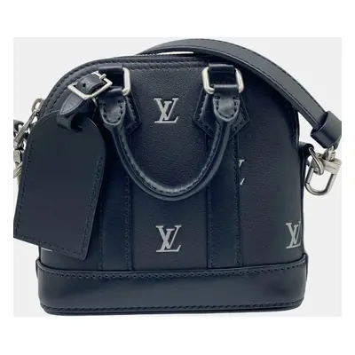 Louis Vuitton Black Leather Nano Alma Pharrell Williams Handbag