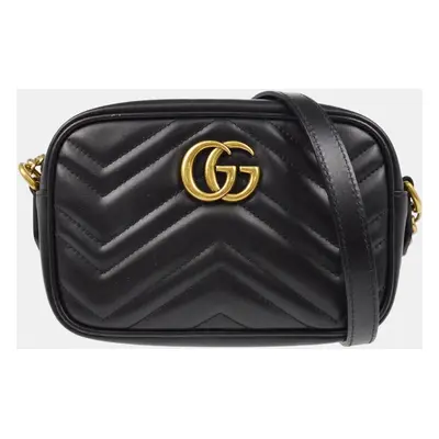 Gucci Black Marmont Crossbody Bag