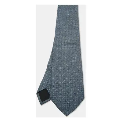 Gucci Blue Patterned Silk Tie