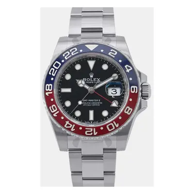 Rolex Black Stainless Steel GMT-Master II 126710BLRO Automatic Men's Wristwatch mm