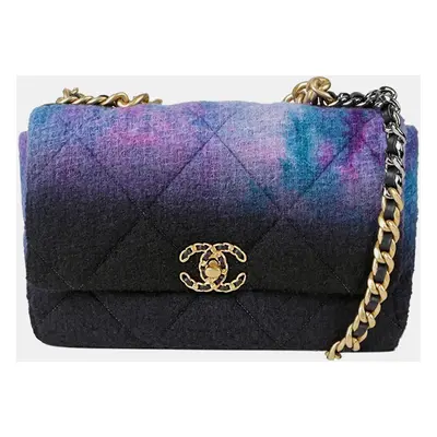 Chanel Multicolor Tweed Large Tote Bag