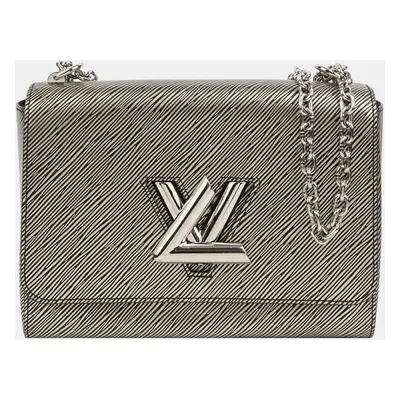 Louis Vuitton Silver Epi Leather Twist MM Shoulder Bag