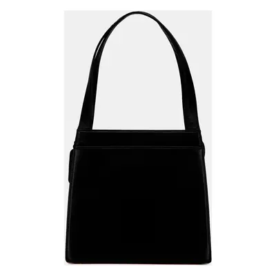 Chanel Black Lambskin Logo Tote