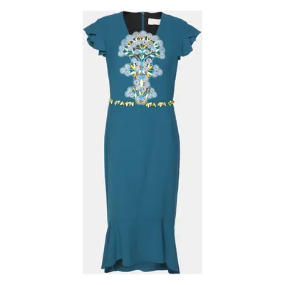 Peter Pilotto Blue Crepe Dress