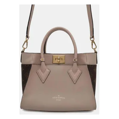 Louis Vuitton Greige Monogram Calf Leather On My Side PM Bag