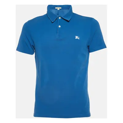 Burberry Brit Blue Cotton Pique Polo T-Shirt