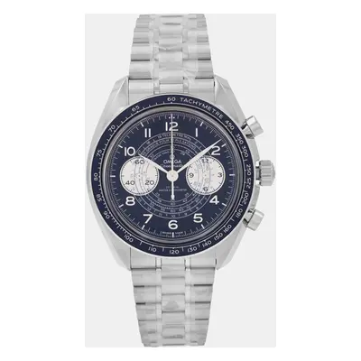 Omega Speedmaster Chronoscope Steel Blue Dial Men's Watch mm