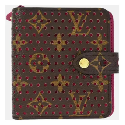 Louis Vuitton Monogram Perforated Compact Zip Wallet