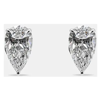 18k White Gold Pear Brilliant Lab Grown Diamonds Earrings (Approx 6.00 cts)