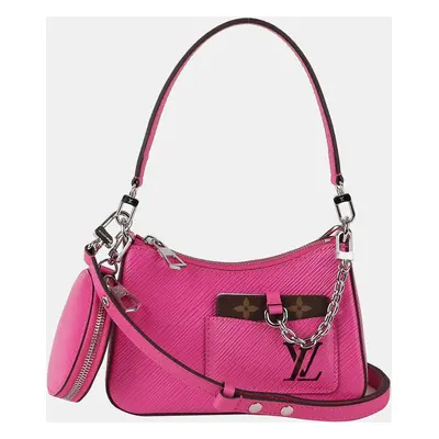 Louis Vuitton Rose Miami Pink Epi Leather Marellini Shoulder And Cross Bag