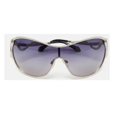 Roberto Cavalli Black Gradient Miaplacidus 908S Shield Sunglasses