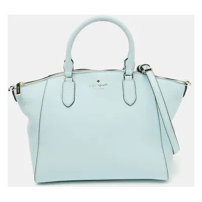 Kate Spade Light Blue Leather Parker Satchel