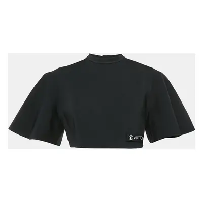 Louis Vuitton Black Jersey Crop Top