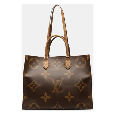 Louis Vuitton Brown Monogram Reverse Giant OnTheGo GM