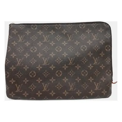 Louis Vuitton Brown PVC Monogram Etuille Voyage MM bag