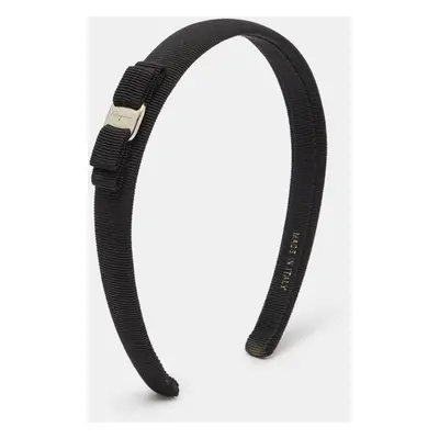 Salvatore Ferragamo Black Vara Bow Headband