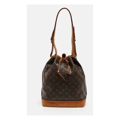 Louis Vuitton Monogram Canvas and Leather Noe Bag