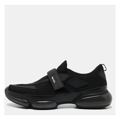 Prada Black Fabric and Rubber Cloudbust Low Top Sneakers Size