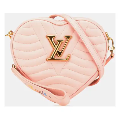 Louis Vuitton Pink New Wave Heart Crossbody Bag