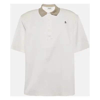 The Attico White Cotton Delice Polo T-Shirt