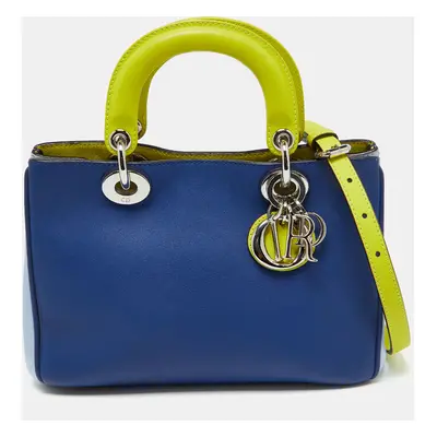 Dior Tri Color Leather Mini Diorissimo Tote