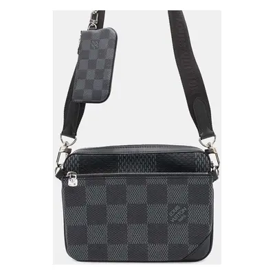 Louis Vuitton Noir Damier Graphite Trio Messenger Bag