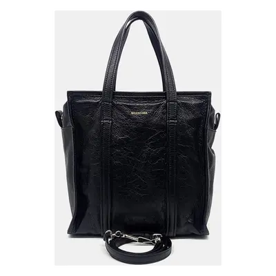 Balenciaga Black Leather Bazaar Small bag