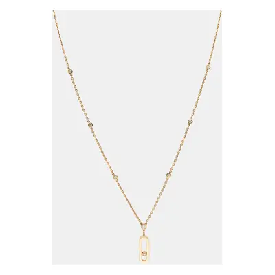 Messika Move Uno Diamond 18k Rose Gold Long Necklace