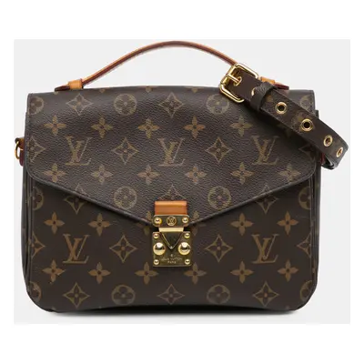 Louis Vuitton Brown Monogram Pochette Metis