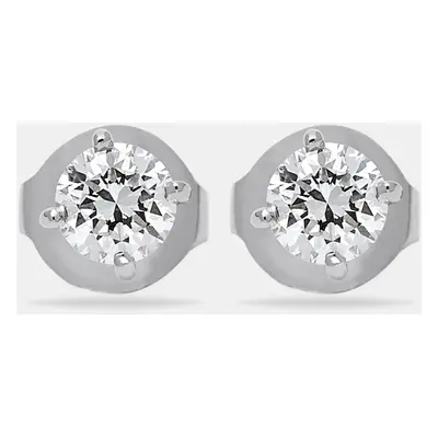 The Diamond Edit Lab Grown Diamonds 1.10 cts White Gold Stud Earrings