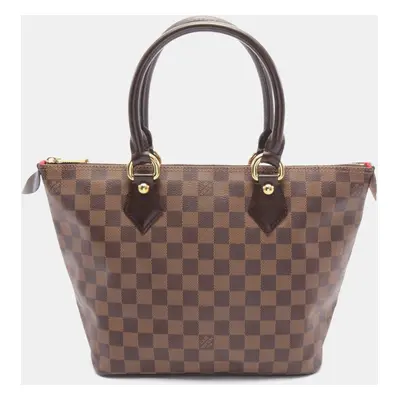 Louis Vuitton Brown Damier Ebene Saleya PM