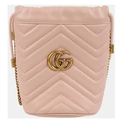 Gucci GG Marmont Mini Bucket Shoulder And Crossbag